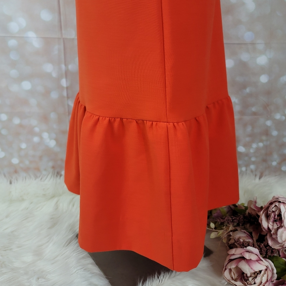VICTORIA BECKHAM x TARGET Collaboration Drop Waist Scallop Trim Mini Dress Sz: S - Picture 11 of 16